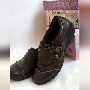 Clarks Collection brown Loafer women Shoes size 8.5